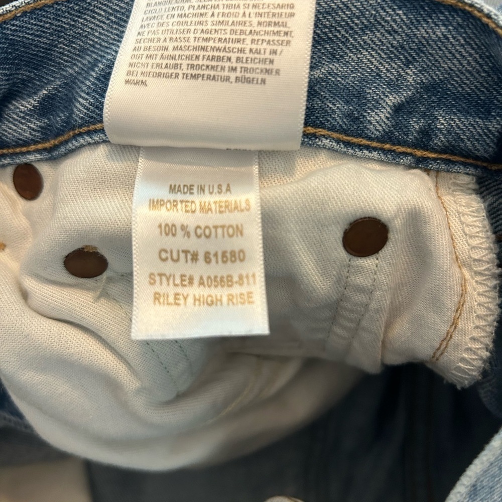 Agolde Riley high rise straight crop jeans - Picture 9 of 10